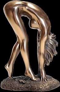 Erotisk bronze figur